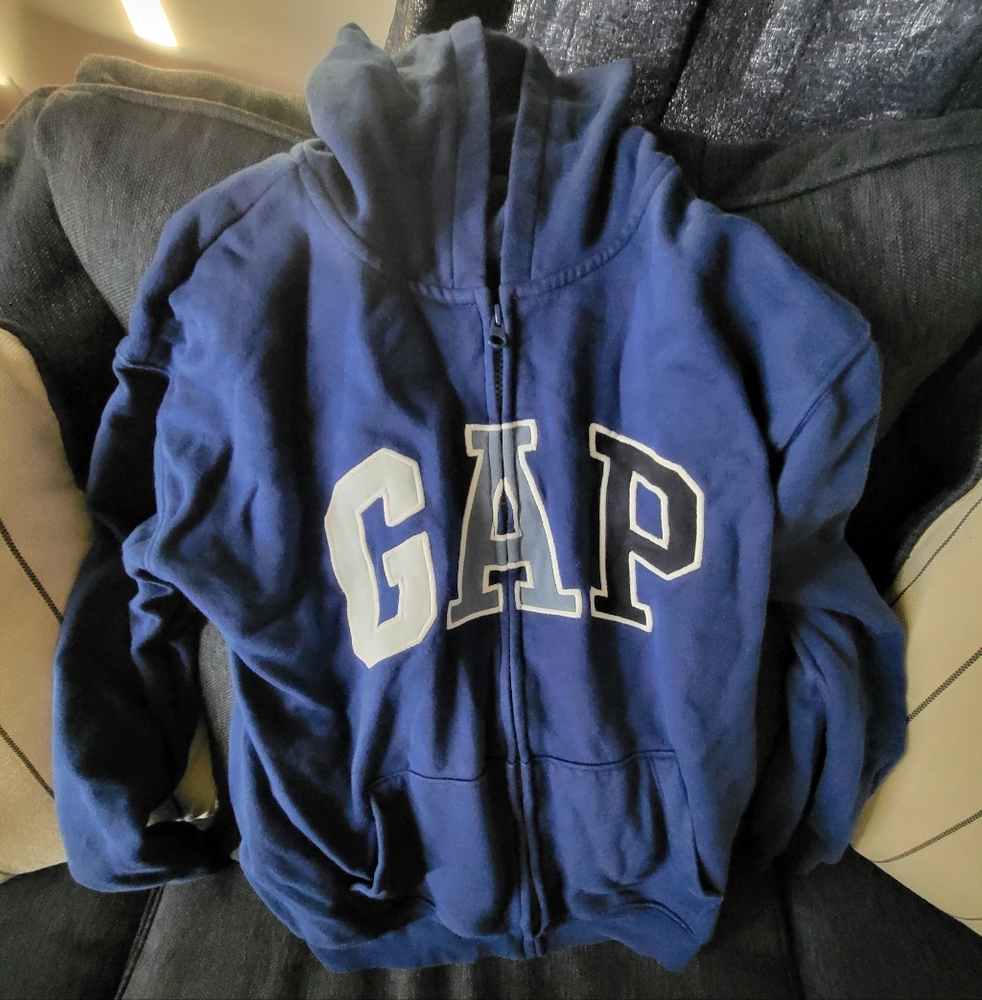 GAP Royal Blue Zip-Up Hoodie